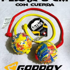 PELOTA 6CM CON CUERDA 6 CM GAPPAY